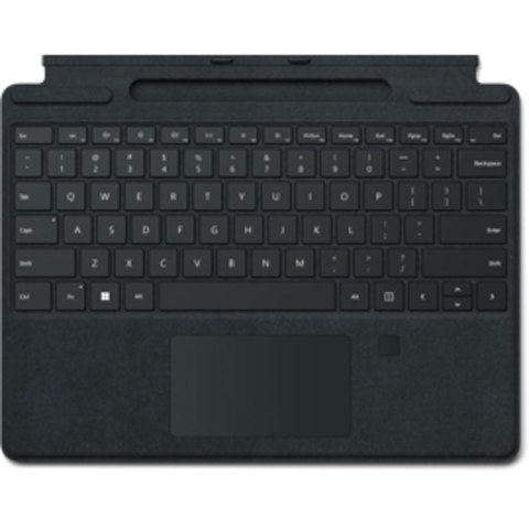 Microsoft Surface Pro Signature Keyboard with Fingerprint Reader Czarny Microsoft Cover port QWERTZ Niemiecki Microsoft