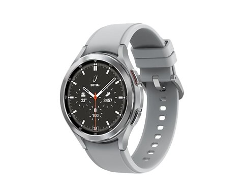 Samsung Galaxy Watch4 Classic 3,56 cm (1.4") OLED 46 mm Cyfrowy 450 x 450 px Ekran dotykowy 4G Srebrny Wi-Fi GPS Samsung