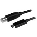 StarTech USB2CB1M kabel USB 1 m USB 2.0 USB C USB B Czarny StarTech.com