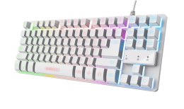 Trust GXT 833W THADO klawiatura Gaming USB QWERTY US English Biały Trust