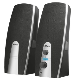 Trust MiLa 2.0 Speaker Set Czarny, Srebrny Przewodowa 5 W Trust