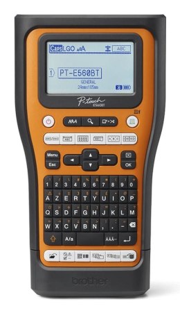 Brother PT-E560BTVP drukarka etykiet Termotransferowy 180 x 180 DPI 20 mm/s Przewodowy i Bezprzewodowy HSE/TZe Bluetooth QWERTY Brother