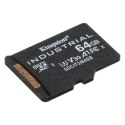 Kingston Technology Industrial 64 GB MicroSDXC UHS-I Klasa 10 Kingston Technology