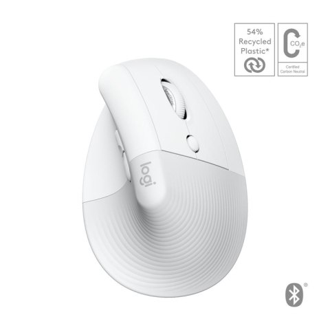 Logitech Lift for Mac myszka Biuro Po prawej stronie RF Wireless + Bluetooth Optyczny 4000 DPI Logitech