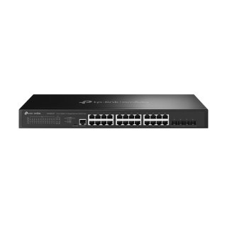 TP-Link Omada SG3428X-M2 łącza sieciowe Zarządzany L2+ 2.5G Ethernet (100/1000/2500) 1U Czarny TP-Link