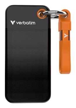 Verbatim Pocket SSD 1 TB USB Type-C 3.2 Gen 2 (3.1 Gen 2) Czarny, Pomarańczowy Verbatim