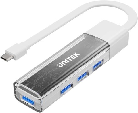 Unitek Hub dwukierunkowy USB C/USB A 5Gbps biały UNITEK