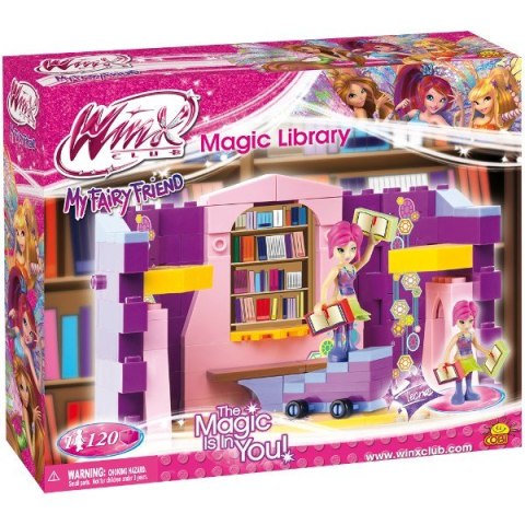 Cobi Klocki Klocki Winx Magiczna Bibli oteka 120 elementów