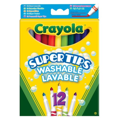 Crayola Flamastry Supertips Pastelowe 12 szt