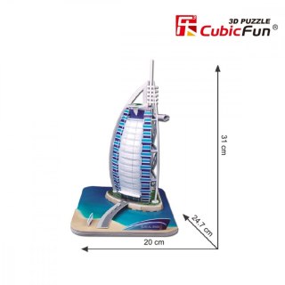 Cubic Fun Puzzle 3D Budynek Burj Al Arab