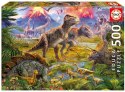 Educa Puzzle 500 elementów, Spotkanie Dinozaurów