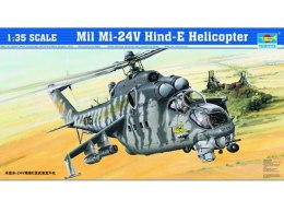 Trumpeter Model plastikowy Mil Mi-24V Hin d-E Helicopter