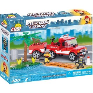 Cobi Klocki Klocki Fire Rescue Team 200 elementów / 2 figurki