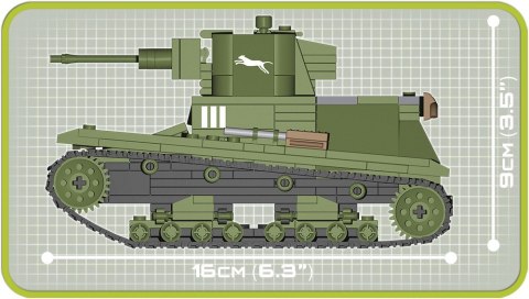 Cobi Klocki Klocki Mała Armia Czołg Lekki 7 TP