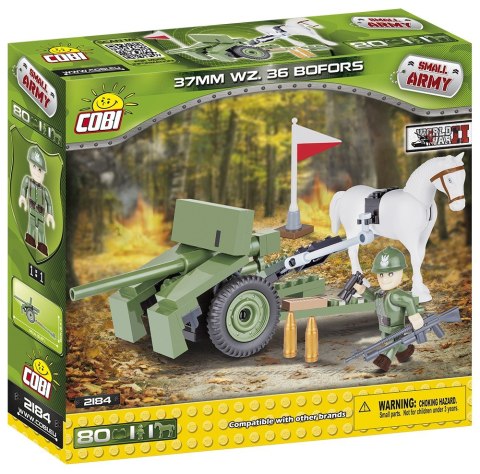 Cobi Klocki Klocki Small Army Bofors 37 mm wz.36 - szwedzka armata przeciwpancerna