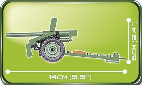 Cobi Klocki Klocki Small Army Bofors 37 mm wz.36 - szwedzka armata przeciwpancerna