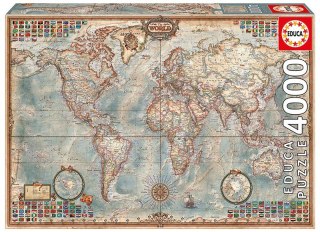 Educa Puzzle 4000 elementów, The World, Executive Map