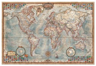 Educa Puzzle 4000 elementów, The World, Executive Map