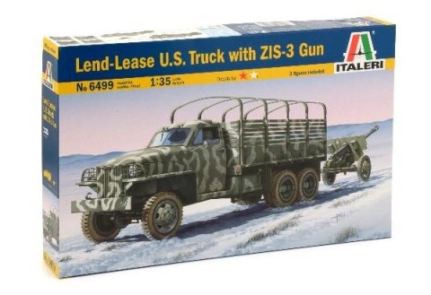 Italeri 2 1/2 ton 6×6 Lend Lease Truck with ZIS-3 Gun