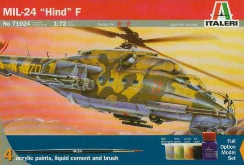 Italeri ITALERI Mil Mi-24 Hind F gift set