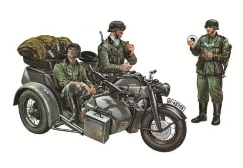 Italeri Zundapp KS750 with Sidecar