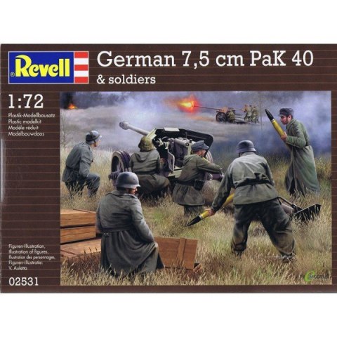 Revell Zestaw figurek German pak 40 with soldiers