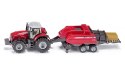 Siku Massey Ferguson MF 8690 z prasą