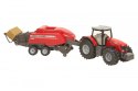 Siku Massey Ferguson MF 8690 z prasą