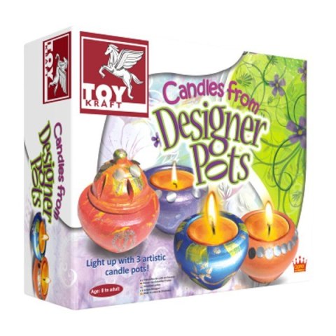 Toy Kraft Stwórz ozdobne świeczki Candles From Designer Pots