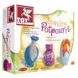 Toy Kraft Udekoruj gliniane dzbanuszki Sparkling Potpourri