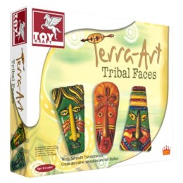 Toy Kraft Udekoruj plemienne maski Terra Art Tribal Faces