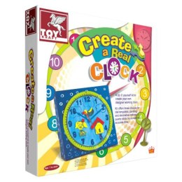 Toy Kraft Zbuduj własny zegar, Create a real clock