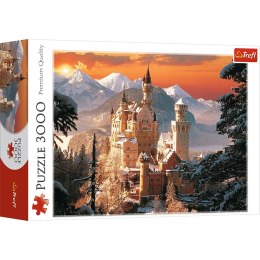 Trefl Puzzle 3000 elementów, Zamek Neuschwanstein Zimą