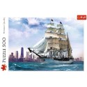 Trefl Puzzle 500 elementów, Żaglowiec na tle Chicago