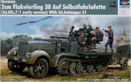 Trumpeter Model plastikowy Sd Kfz 7/1 early w/ 2cm