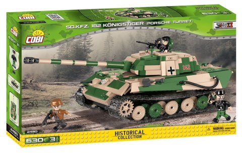 Cobi Klocki Klocki Tiger II PzKpfw VI B Königstiger niemiecki czołg ciężki