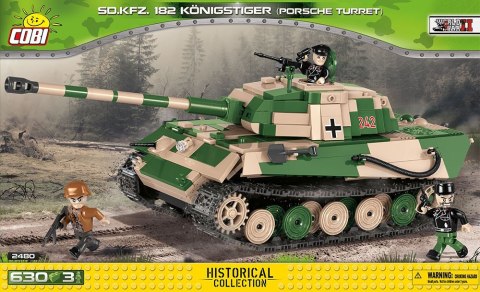 Cobi Klocki Klocki Tiger II PzKpfw VI B Königstiger niemiecki czołg ciężki