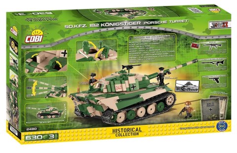 Cobi Klocki Klocki Tiger II PzKpfw VI B Königstiger niemiecki czołg ciężki