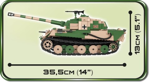 Cobi Klocki Klocki Tiger II PzKpfw VI B Königstiger niemiecki czołg ciężki