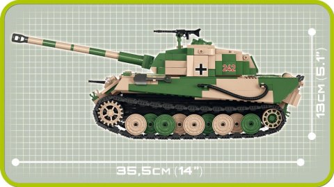 Cobi Klocki Klocki Tiger II PzKpfw VI B Königstiger niemiecki czołg ciężki