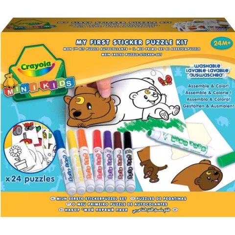 Crayola Mój 1 Zestaw Puzzle i Naklejki