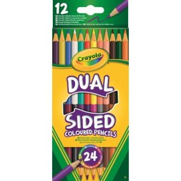 Crayola Dwustronne kredki ołówkowe 12 szt.