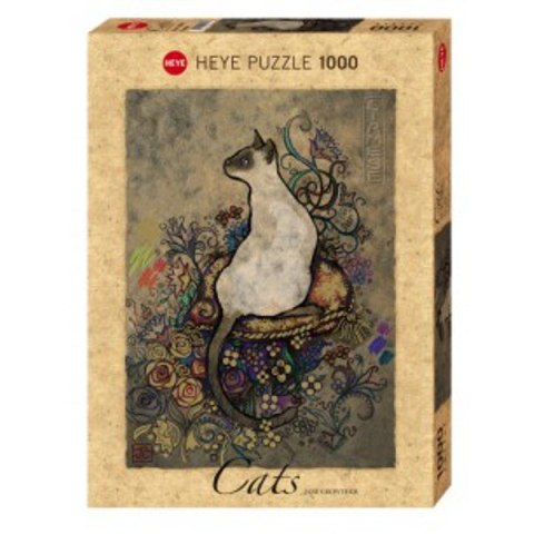 Heye 1000 ELEMENTÓW Cats Siamse, Jane Crowther