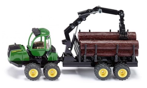 Siku John Deere z Przyczepą Leśną