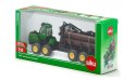 Siku John Deere z Przyczepą Leśną