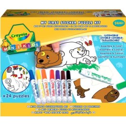 Crayola CRAYOLA Mój Pierwszy Zes taw Puzle i Nakl