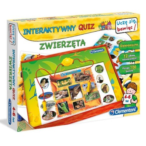 Clementoni Interaktywny Quiz Zwierzęta