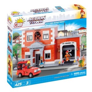 Cobi Klocki Klocki Action Town Mega wóz strażacki