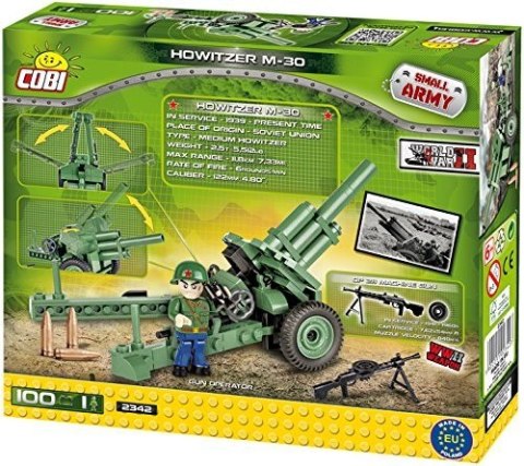 Cobi Klocki Klocki Armia Działo Howitzer M-30