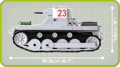 Cobi Klocki Klocki Historical Collection Panzer I Ausf. A - niemiecki czołg lekki